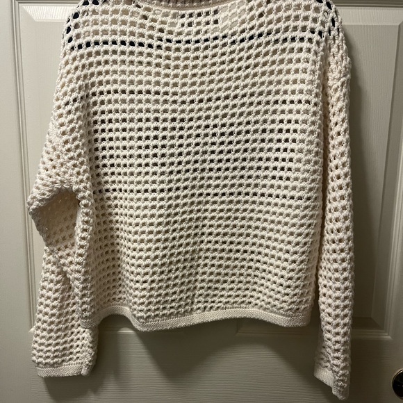 Vintage Havana Cream and Taupe Beach Sweater Sz Sm - Picture 2 of 5